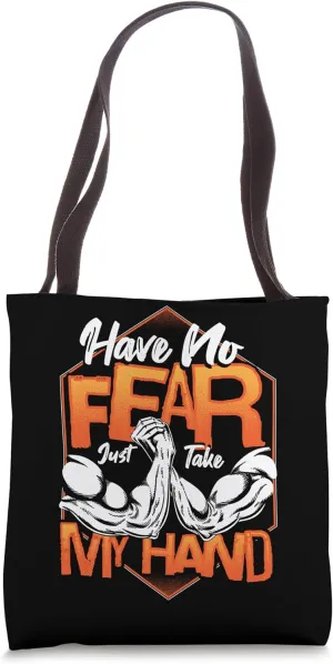 Arm Wrestling Training Fight Muscle Arcade Game Apparel Tote Bag