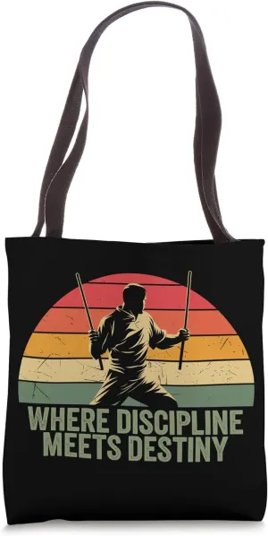 Arnis Where Discipline Meets Destiny Tote Bag