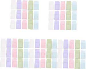 Artibetter 5sets Photo Cards Sleeves Card Envelopes Simple Style Stain-Proof Covers Easy to Use Compact and Portable for Displaying Photos 50pcs*5