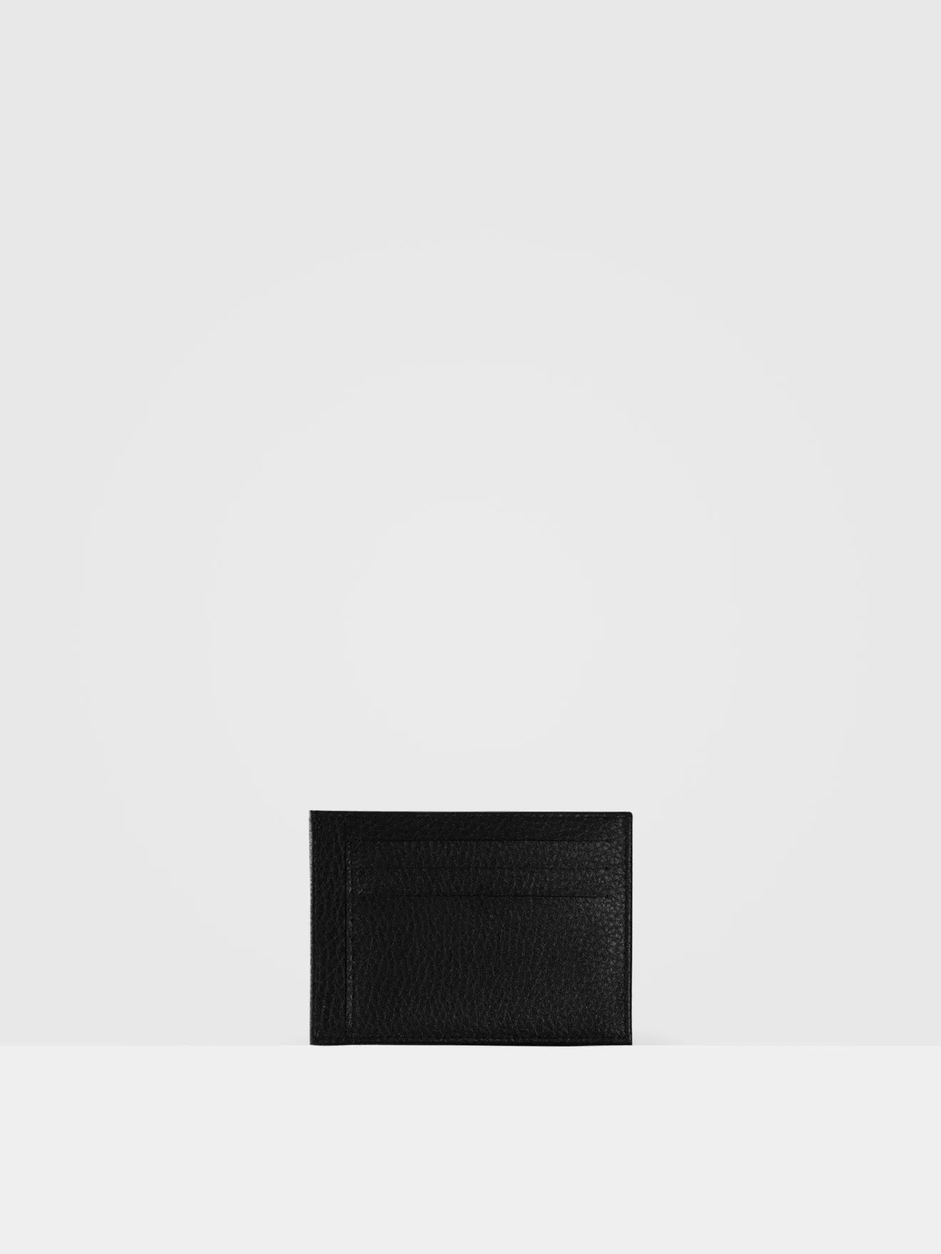Ash Card Wallet in Black & Gold