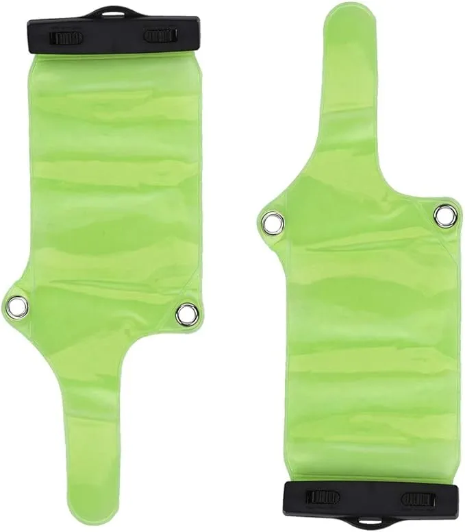 ASHATA Portable Two Way Radio Waterproof Rainproof Bag Case Pouch Compatible,2PCS Portable Radio Waterproof Case Bag for walkie Talkie UV5R/UV82/BF-88