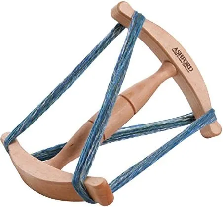 Ashford Niddy Noddy Sampler - Blue Wooden Yarn Winding Tool