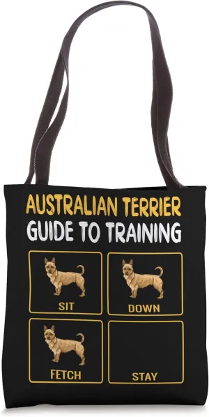 Australian Terrier Guide To Training Dog Obedience Tote Bag