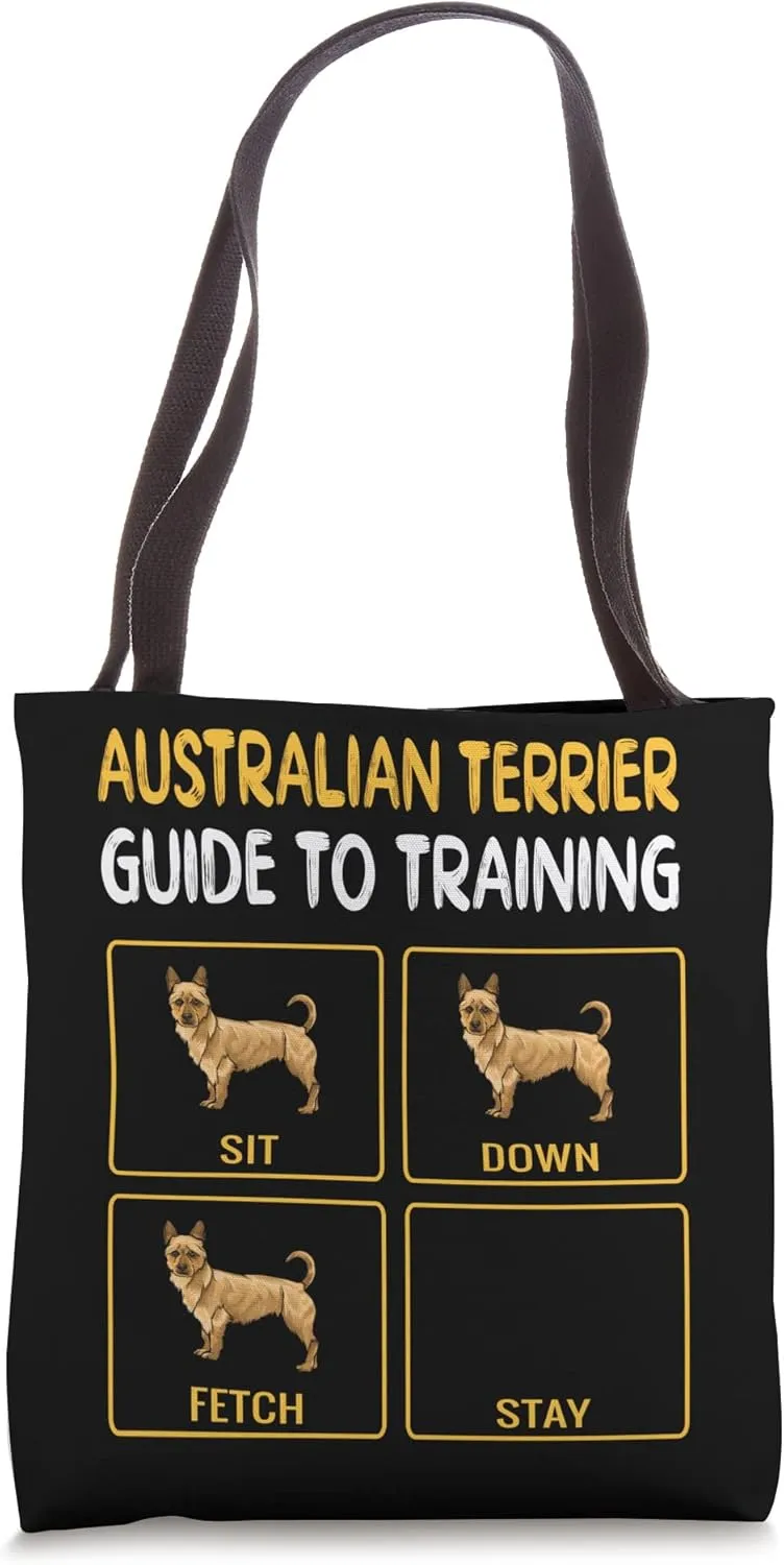 Australian Terrier Guide To Training Dog Obedience Tote Bag