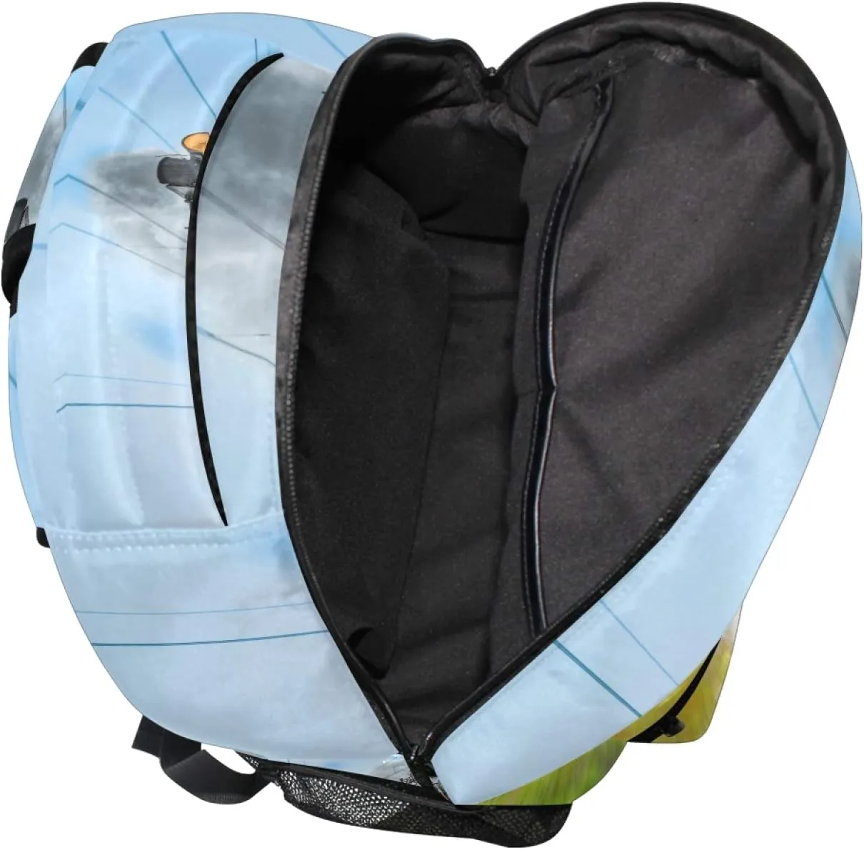 AUUXVA Backpack Vintage Steam Locomotive Train School Shoulder Bag Large Waterproof Durable Bookbag Laptop Daypack for Students Teens Girls Boys Elementary