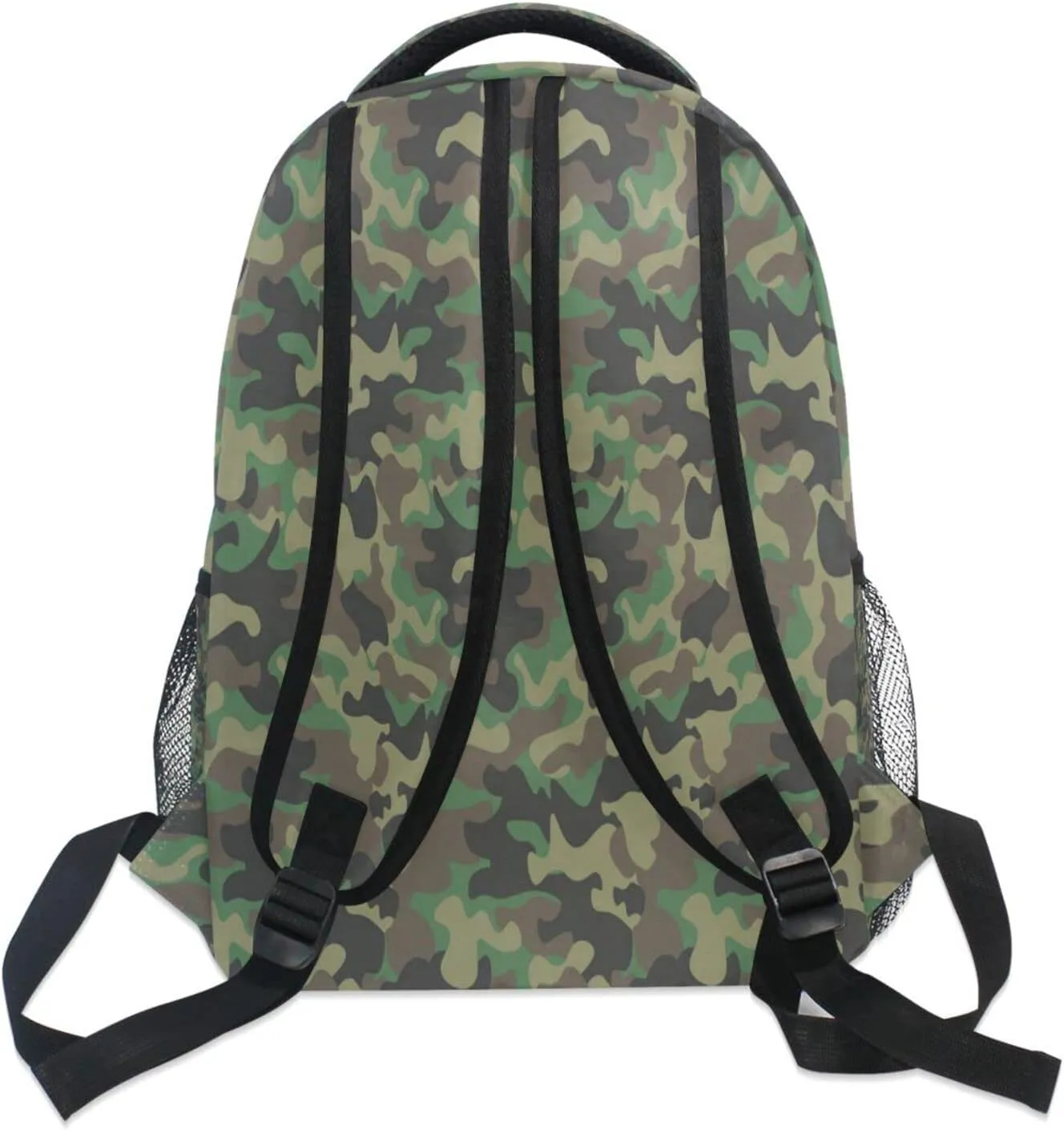 AUUXVA Custom School Backpack for Kids Boys with Name/Text, Personalized Camo Laptop Backpack Add Your Name Student College School Bag Customized Bookbag for Primary Middle Junior High Back to School