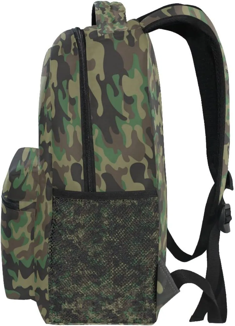 AUUXVA Custom School Backpack for Kids Boys with Name/Text, Personalized Camo Laptop Backpack Add Your Name Student College School Bag Customized Bookbag for Primary Middle Junior High Back to School