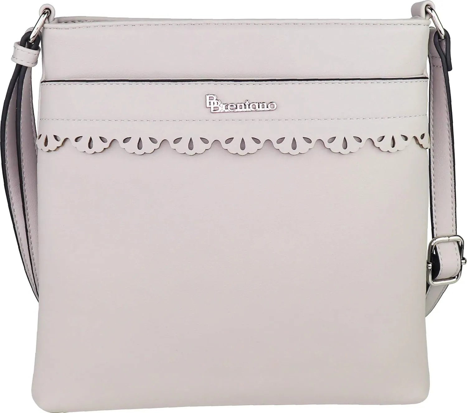 B BRENTANO Vegan Medium Crossbody Handbag Purse