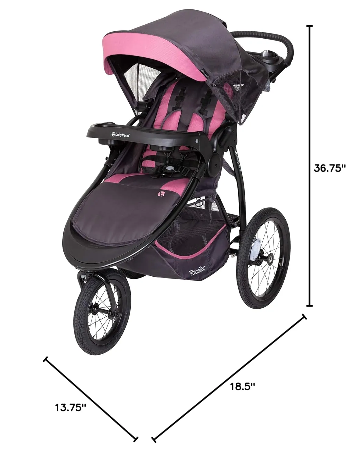 Baby Trend Expedition® Race Tec™ Jogger, Ultra Cassis