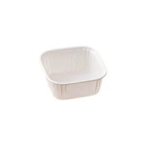 Baking Pan Muffin Square Paper Liner Cases - White