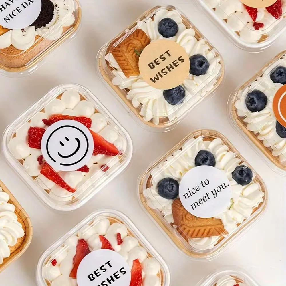 Baking Pan Muffin Square Paper Liner Cases - White