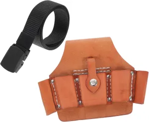 Balacoo 1 Set Gardening Tools Belt Bag Waist Tool Pouch with Multi Pocket Design for Men The Garden Durable Leather Construction