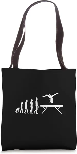 Balance Beam Evolution Gymnastics Tote Bag
