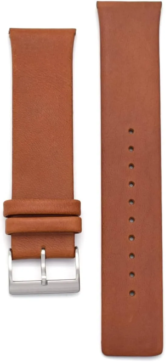 Band 21mm Spring Bar Genuine Leather Watch Strap Replacement for Skagen SKW6086 SKW6219 SKW6237 SKW6449 SKW6449 (Brown)