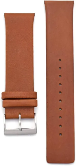 Band 21mm Spring Bar Genuine Leather Watch Strap Replacement for Skagen SKW6086 SKW6219 SKW6237 SKW6449 SKW6449 (Brown)