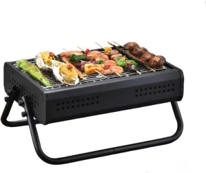 Barbecue Skewers Outdoor Grills Camping Foldable Portable Grills/Argento/44 * 30 22.5Cm