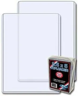 BCW 3.5x5 Topload Holder - 100 Pack | Premium Rigid Plastic Protector Case for Trading Cards, Index Cards, and Photos | Perfect Fit for Transformer TCG, Magic: The Gathering, and More