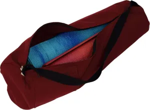 Bean Products Yoga Mat Bags from A Multitude of Cotton Colors - 2 Sizes - Choose Large for Standard Mats or Extra Large for Oversize or more room for accessories