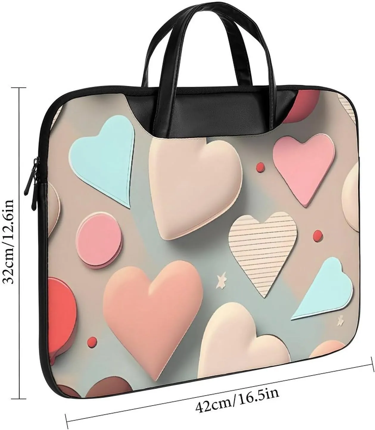 Beautiful Sunflower Laptop Bag for Women Handheld Leather Computer Bag Laptop Messenger Bag Briefcase
