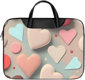 Beautiful Sunflower Laptop Bag for Women Handheld Leather Computer Bag Laptop Messenger Bag Briefcase