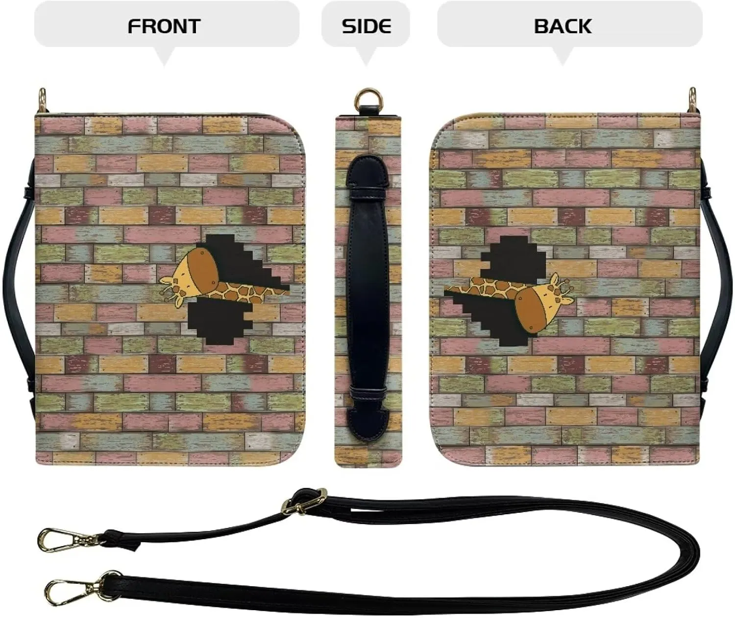 Bible Bags Bible Cases for Women Men Bible Cover with Strap Bible Box