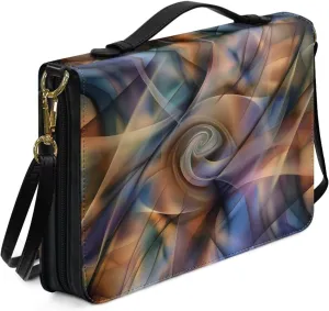 Bible Cover Case for Women, Bible Carrying Size Bag for Study Travel with Detachable Shoulder Strap，Fit Standard Large Bible Gifts for Girls,Art Mandala,M
