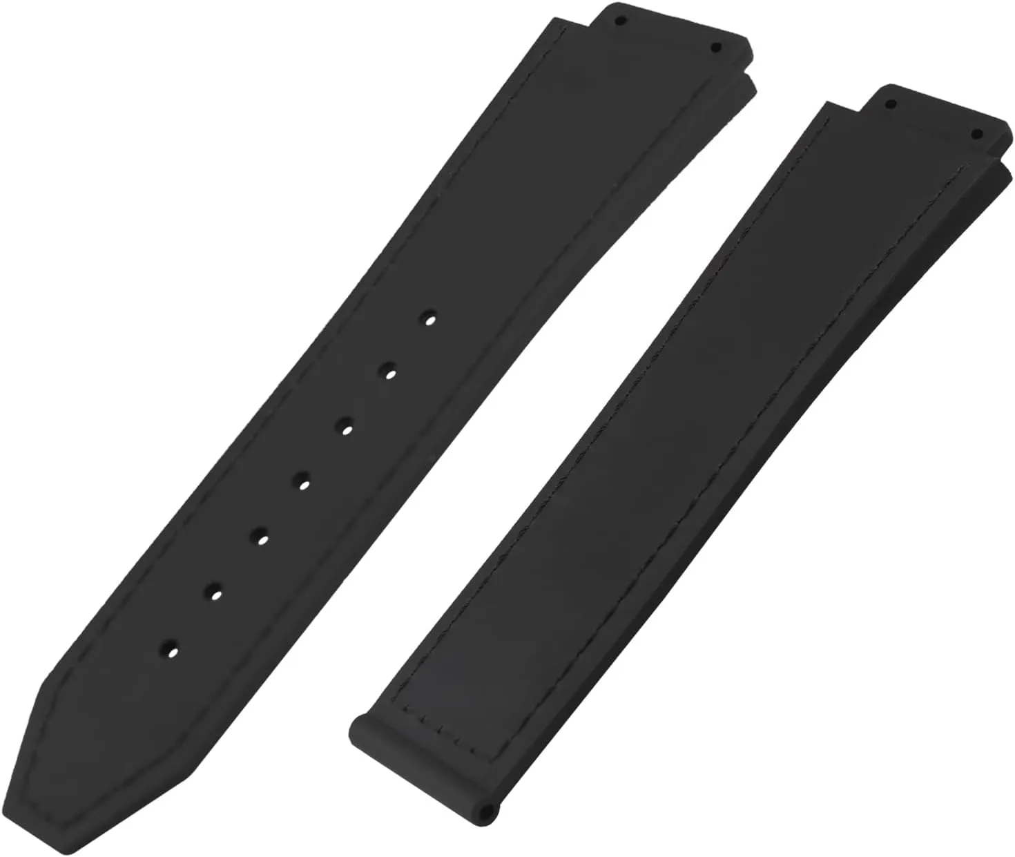 Big Bang Leather 25mm Watch Bands Replacement Fit for Hublot Big Bang 19mm*25mm*22mm Watch Strap Wirstband Bracelet For Men and Women(without metal buckle)