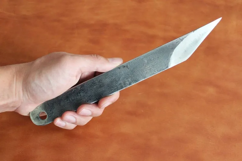 Big Leather Skiving Knife, Wide Leather Skiver One Bevel Kiridashi