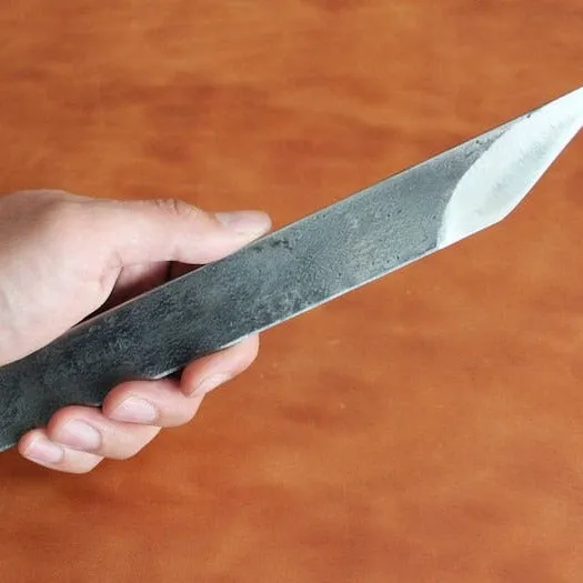 Big Leather Skiving Knife, Wide Leather Skiver One Bevel Kiridashi