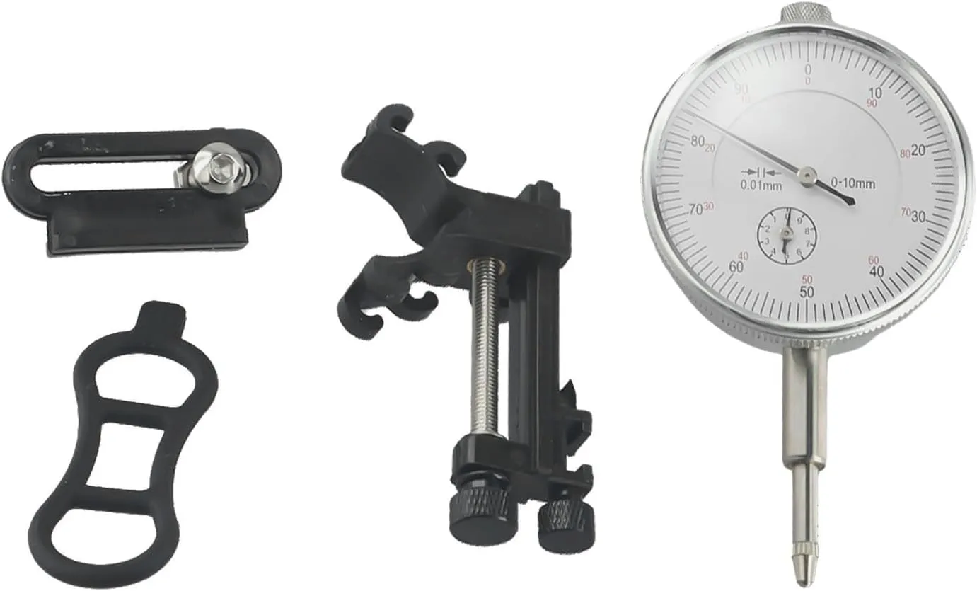 Bike Wheel Truing Tool Set Bicycle Wheel Truing Stand Bike Rim Adjustment Tool with Compact Lightweight Design for Trail and Cycling Maintenance Accessory(BT110A 黑色)