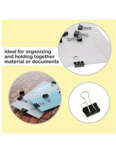 Black Binder Clips