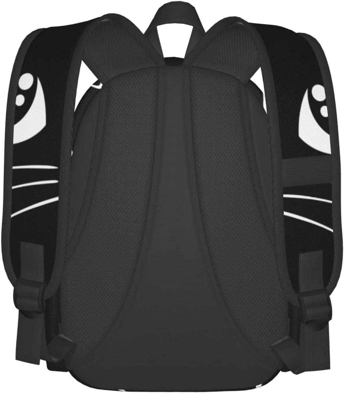 Black Cat Multipurpose School Bag Bookbag for Teenage Boys Girls Daily Backpack