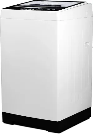 BLACK DECKER Small Portable Washer, Washing Machine for Household Use, Portable Washer 1.7 cu.Ft with 10 Cycles, Transparent Lid & LED Display