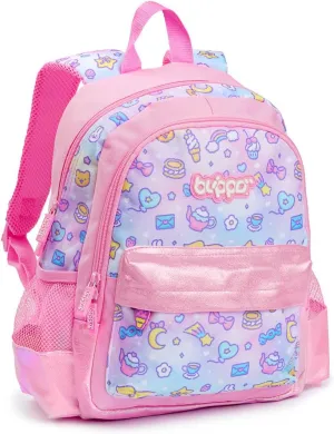 Blippo® Cute Backpack for Girls - Kawaii Girls' Backpack for School - Pink Backpack for Kids - Girls’ Bookbag for Ages 5 and up - For Preschool & Primary School Kids, Sports and Travel