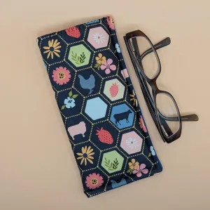 Blue Farm and Fruits Eyeglass holders