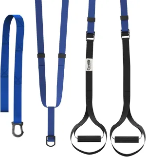 Bodyweight Straps for Home Workouts, Full-Body Resistance Training Kit for Strength, Powerlifting, and Core Exercise