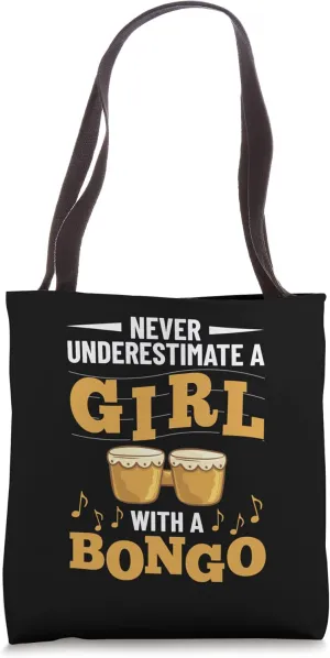 Bongo Drum Music Instrument Lesson Player Beginner Tote Bag