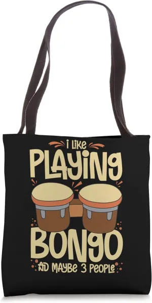 Bongo Drum Music Instrument Lesson Player Beginner Tote Bag