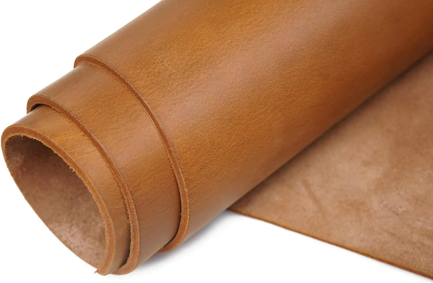 Bourbon Brown Tooling Leather Square 3.6mm-4.0mm (9-10oz) Thick Full Grain Cow Hide Leather Crafts Tooling Hobby Workshop Crafting Leather Heavy Weight (12"X24", Bourbon Brown)