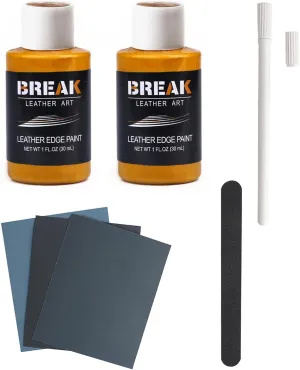 Break Leahter Art Leather Edge Paint,Color Coated Leather Frame, Wallet, Shoulder Bag, Backpack, Leather, Edge Repair, Leather Repair Tool