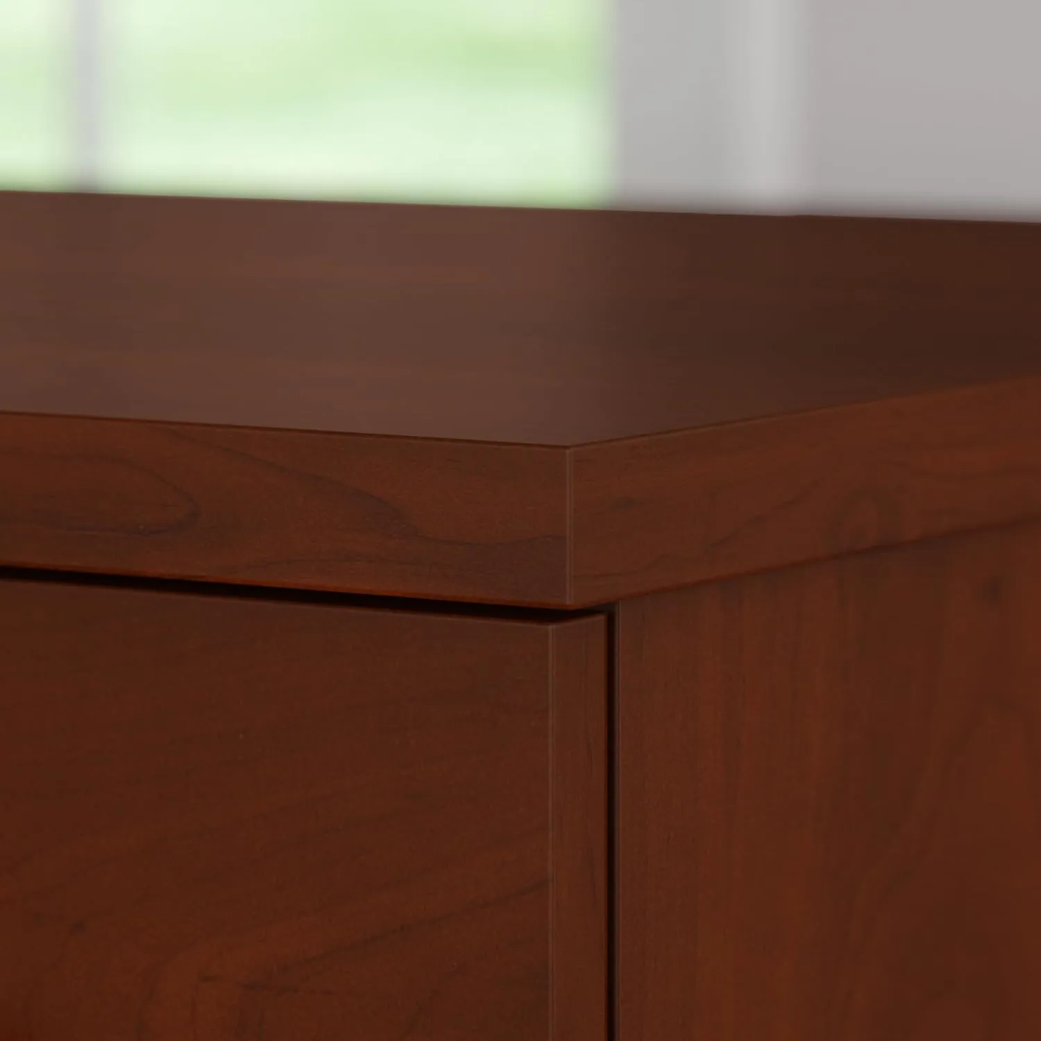 Bush Furniture 2 Drawer Lateral File Cabinet, Letter and Legal-Size Document Storage for Home or Professional Office, Somerset Collection, Hansen Cherry