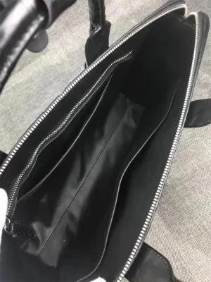 Business Style Genuine Crocodile Skin Men Briefcase Bag Real True Alligator Leather Male Black Handbag Large Laptop Case