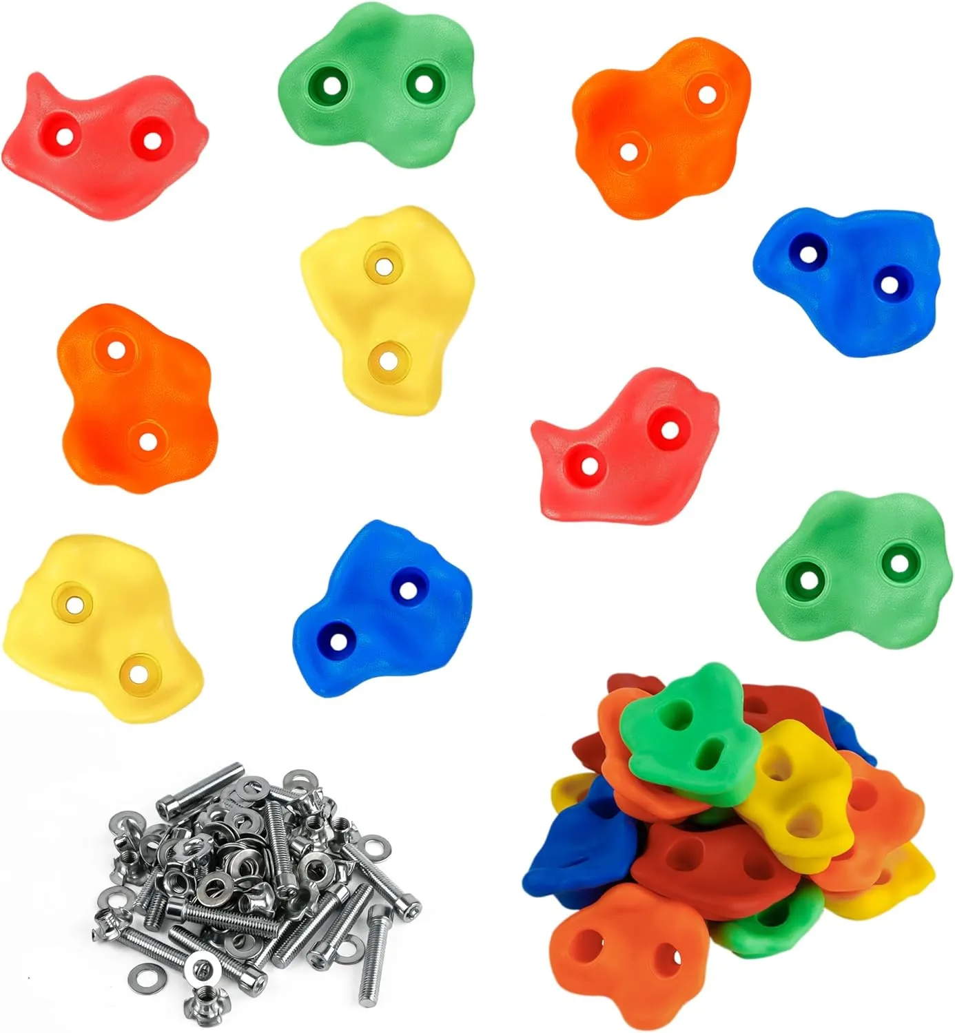 C CRYSTAL LEMON Rock Climbing Holds for Toddler Playground