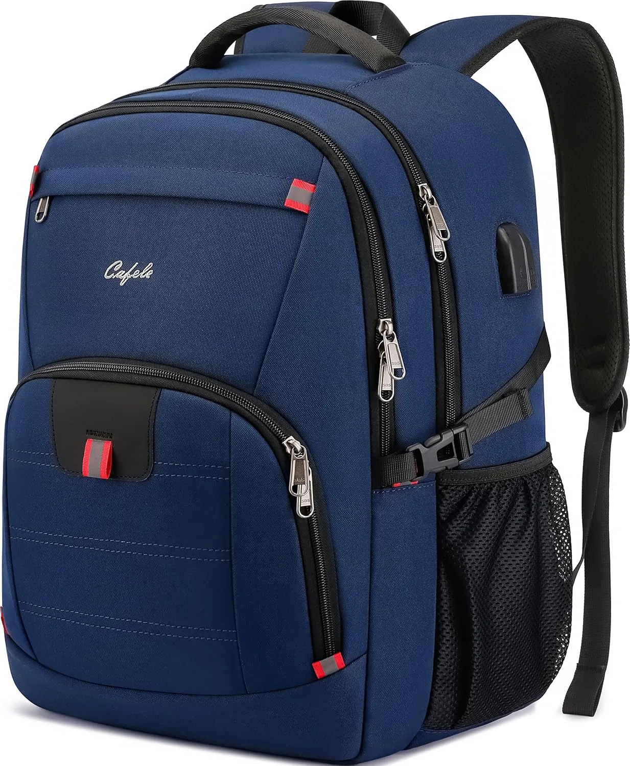 CAFELE 17.3 Inch Laptop Backpack,Business Travel Durable Work Backpck for Women Men,Blue.This product is not suitable for children aged 12 and under