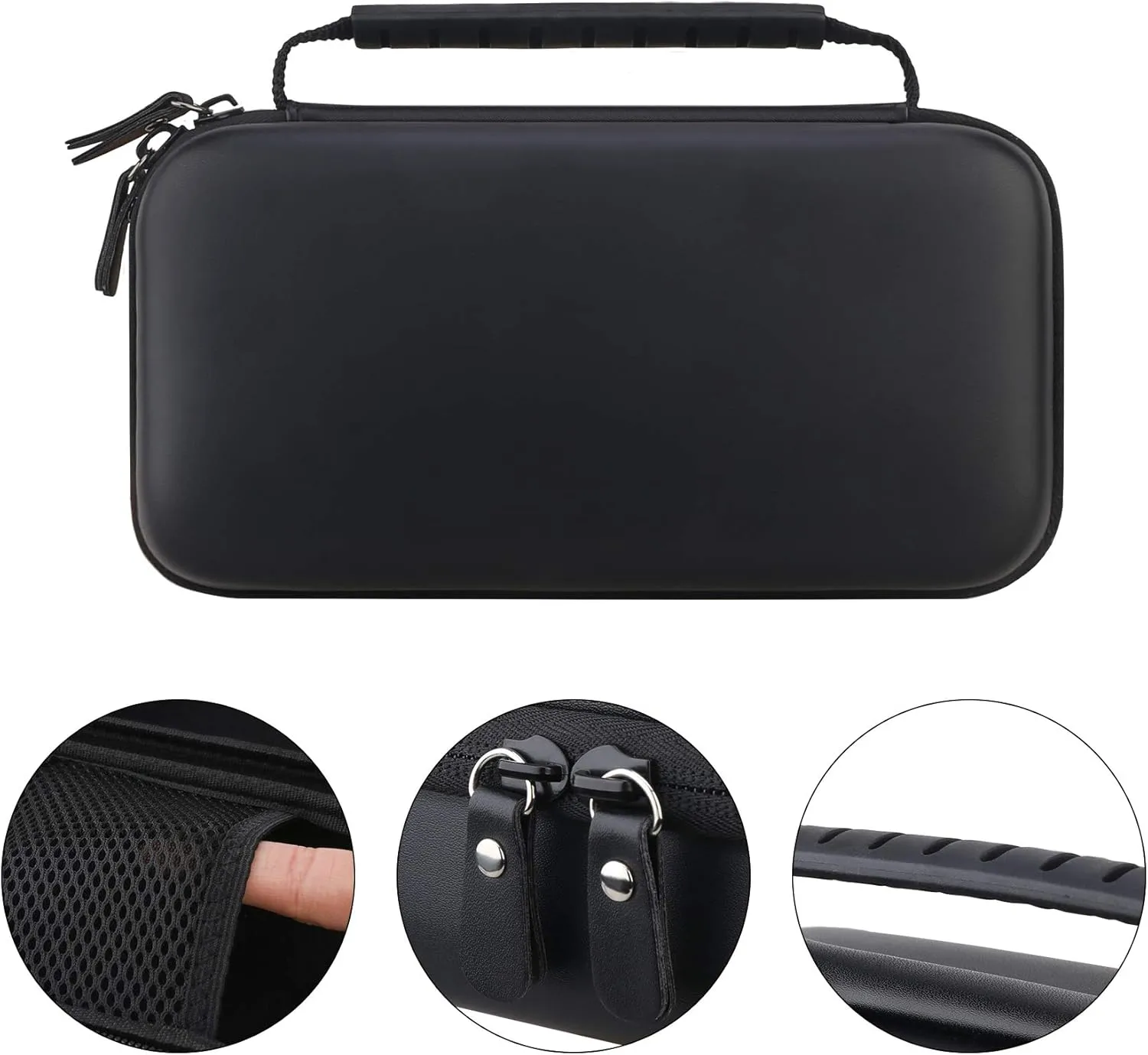 Canboc Hard Carrying Case for Halo Bolt Air 58830 mWh/Halo Bolt Air  55500 Portable Emergency Power, Car Jump Starter Charger Power Bank, Mesh Bag fit Jump Cables, AC Outlet, Charger, Black