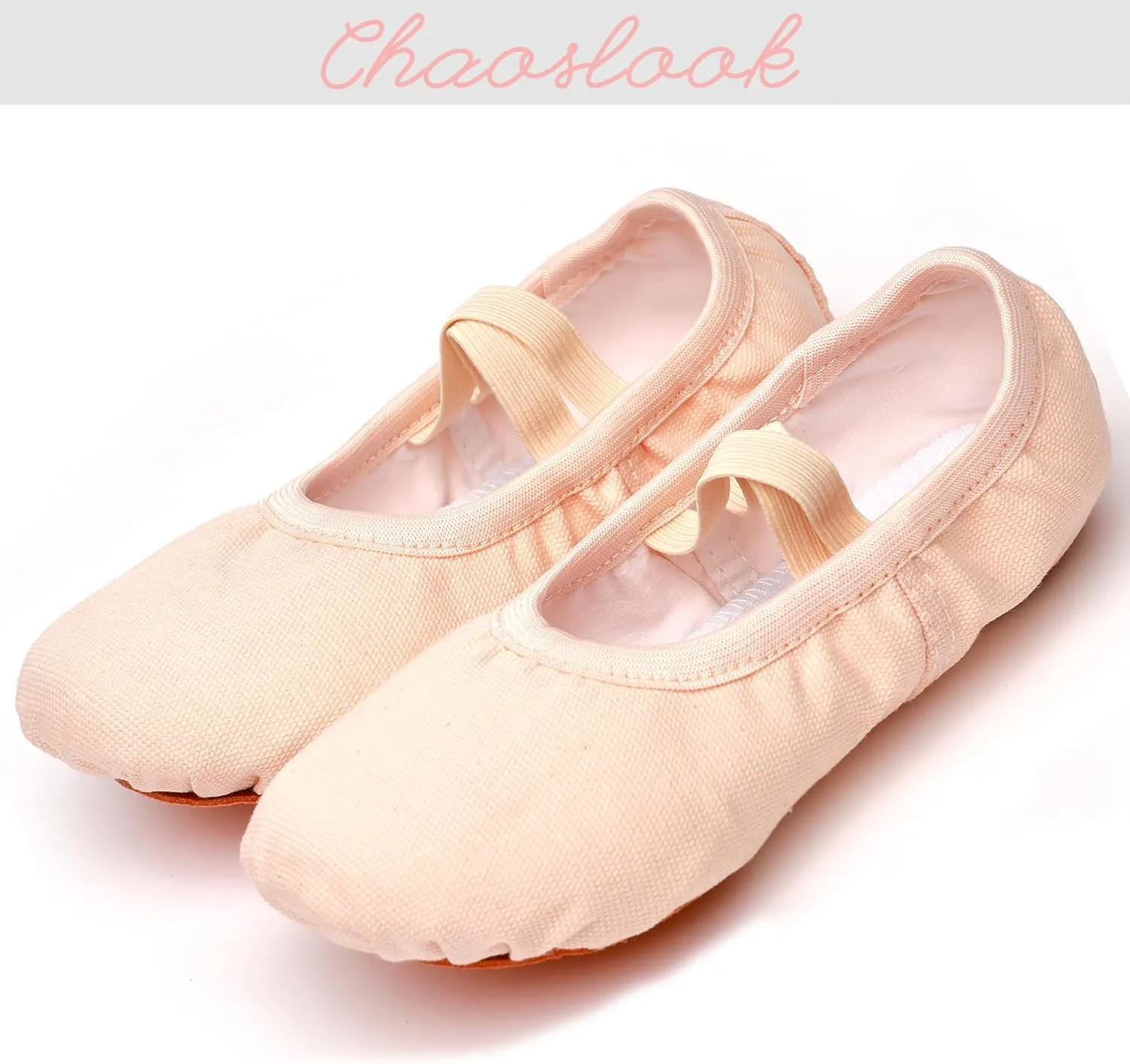 Canvas Ballet Dance Shoes Girls Womens Ballet Shoes Stretch Split Sole for Perform Dance Yoga