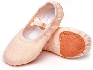 Canvas Ballet Dance Shoes Girls Womens Ballet Shoes Stretch Split Sole for Perform Dance Yoga