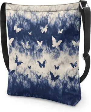 Canvas Crossbody Bag with Zipper Women Handbag Shoulder Bag Large Size Shoulder Purse Handbag Tote Bag with Strap