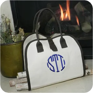 Canvas Firewood Log Carrier