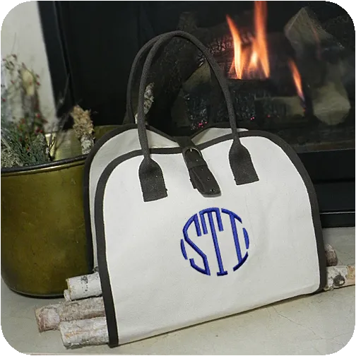 Canvas Firewood Log Carrier